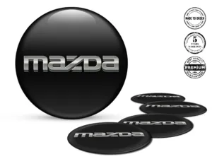 Mazda Radaufkleber Version Harz-Dome-Embleme